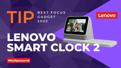 Focus tip voor 2022: de Lenovo Smart Clock 2
