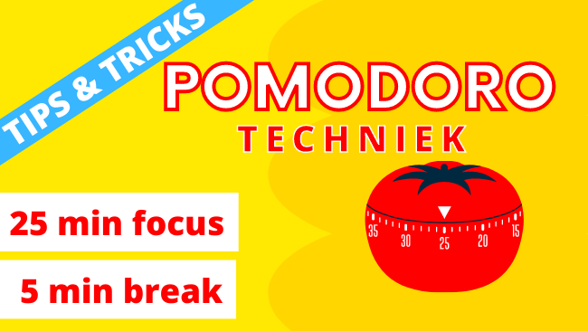 Wees super productief met de Pomodoro techniek
